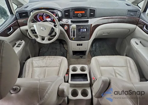 2012 Nissan Quest S из США, поврежденный, VIN JN8AE2KP2C9033176